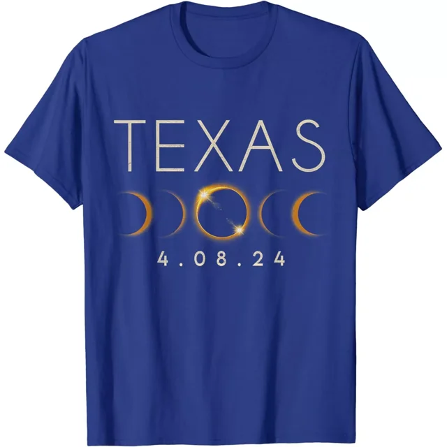 Total Solar Eclipse 2024 Texas State Special Design Unisex TShirt