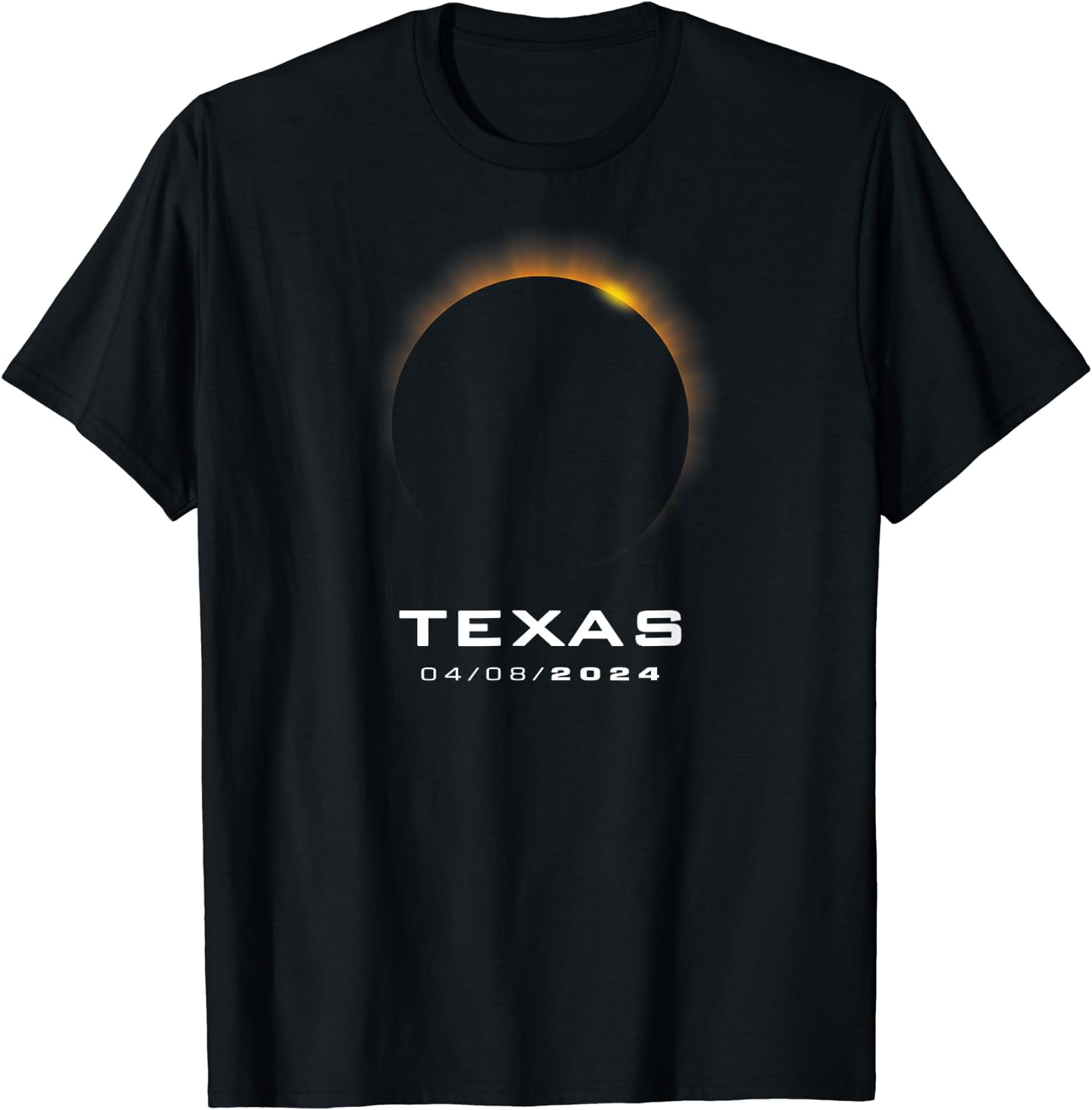 Total Solar Eclipse 2024 Texas T-Shirt - Walmart.com