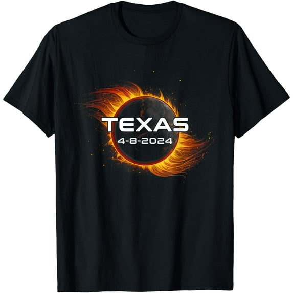Total Solar Eclipse 2024 Texas T-Shirt