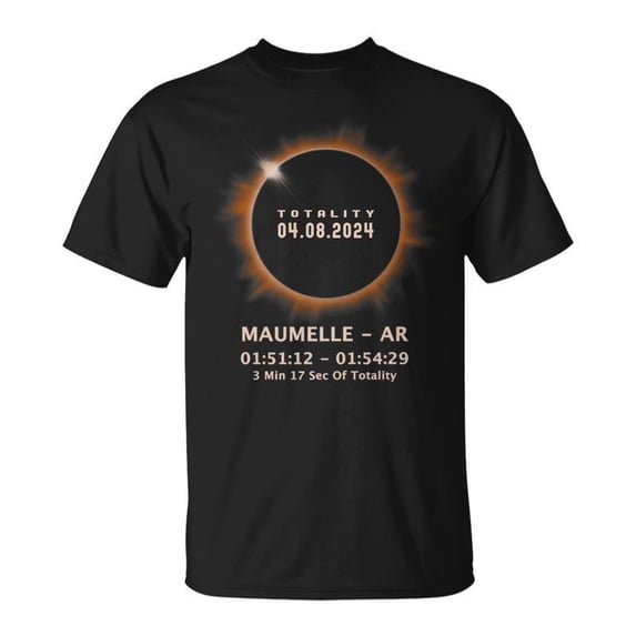 Total Solar Eclipse 2024 Totality 040824 Arkansas Ar TShirt