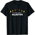 thumbnail image 1 of Total Solar Eclipse 2024 Totality Austin Texas T-Shirt, 1 of 4