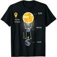 thumbnail image 1 of Total Solar Eclipse 2024 Totality Sun T-Shirt, 1 of 3