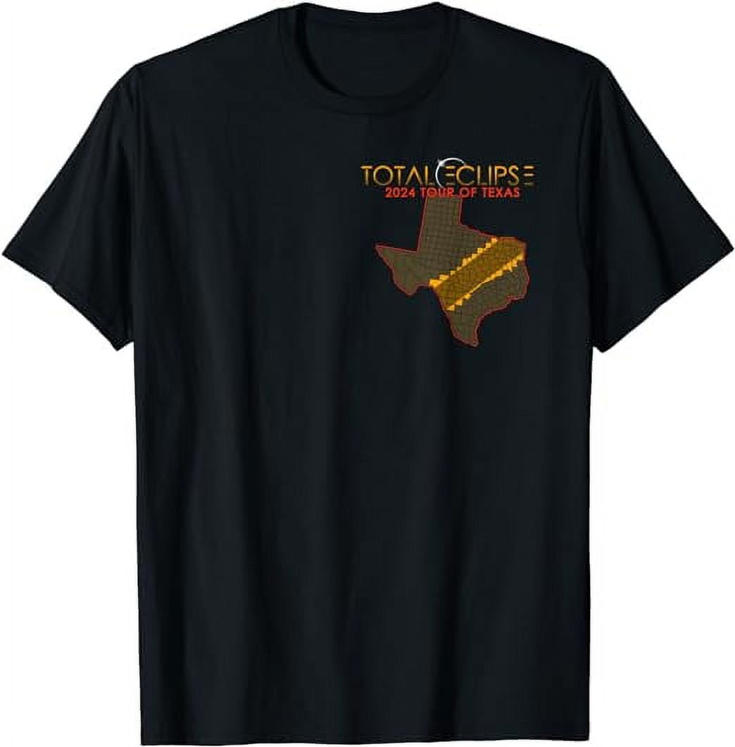 Total Solar Eclipse 2025 Tour of Texas TShirt