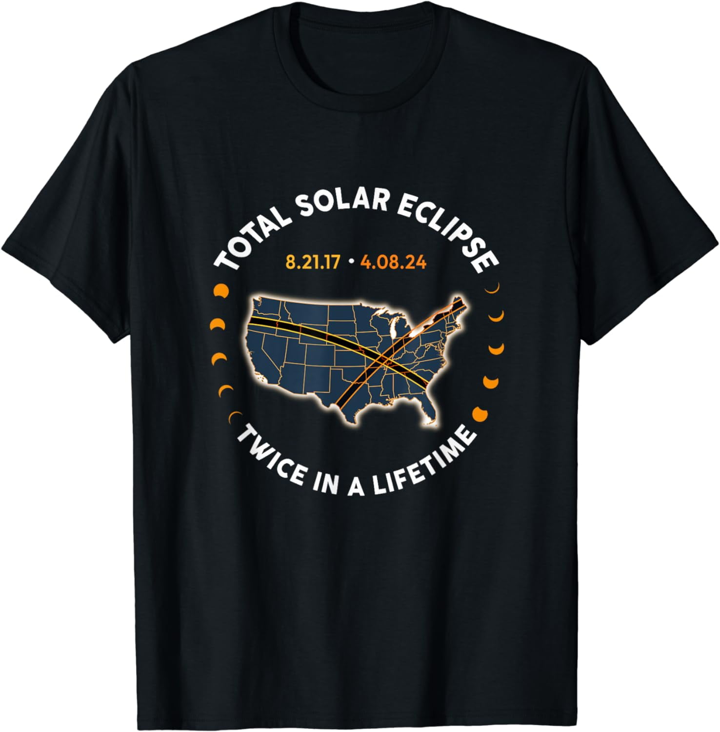 Total Solar Eclipse 2024 Twice In A Lifetime 2017 Totality TShirt