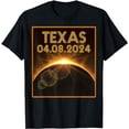 thumbnail image 1 of Total Solar Eclipse 2024 USA Texas Totality April 8 2024 T-Shirt, 1 of 5