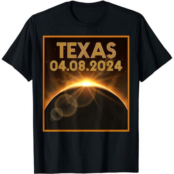 Total Solar Eclipse 2024 USA Texas Totality April 8 2024 T-Shirt