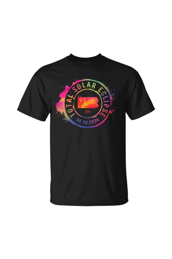 Total Solar Eclipse 2024 Usa Pennsylvania Erie Totality TShirt