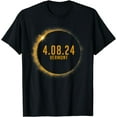 thumbnail image 1 of Total Solar Eclipse 2024 Vermont Totality Spring 4.08.24 USA T-Shirt, 1 of 3