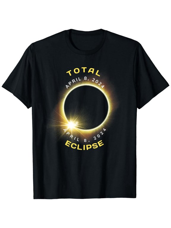 Total Solar Eclipse April 8 2024 Astronomy Event Unisex Graphic T-Shirt