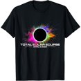 thumbnail image 1 of Total Solar Eclipse April 8 2024 Colorful Splash Totality T-Shirt, 1 of 3