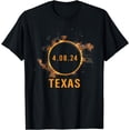 thumbnail image 1 of Total Solar Eclipse April 8 2024 Eclipse 4.08.24 Texas T-Shirt, 1 of 3