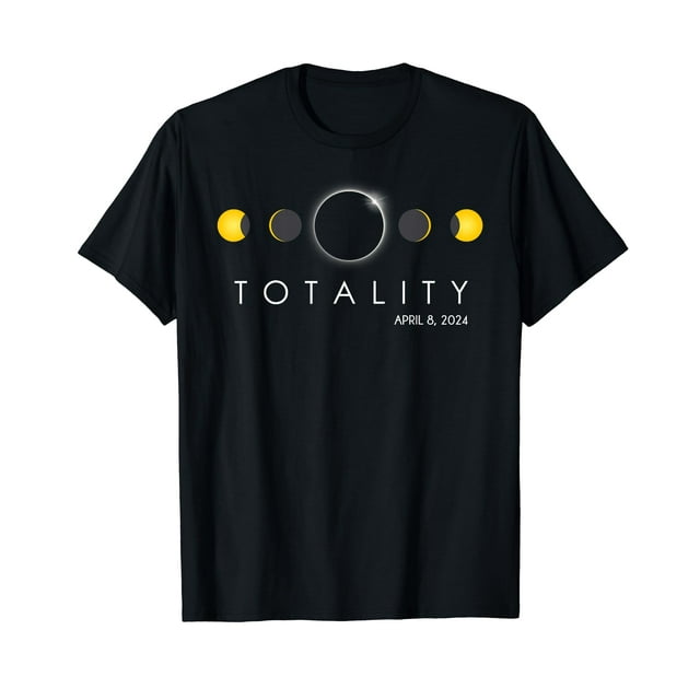 Total Solar Eclipse April 8 2024 Phases Totality T-Shirt - Walmart.com