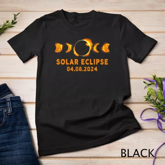 Total Solar Eclipse April 8 2024 T-Shirt Unisex S-5Xl Hot Trending Shirt, Vintage Birthday Gift