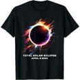 thumbnail image 1 of Total Solar Eclipse April 8 2024 Totality Souvenir Graphic T-Shirt, 1 of 4