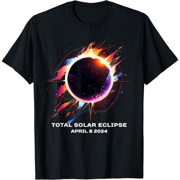 Total Solar Eclipse April 8 2024 Totality Souvenir Graphic T-Shirt