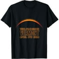 thumbnail image 1 of Total Solar Eclipse April 8 2024 Vermont Path Of Totality T-Shirt, 1 of 3