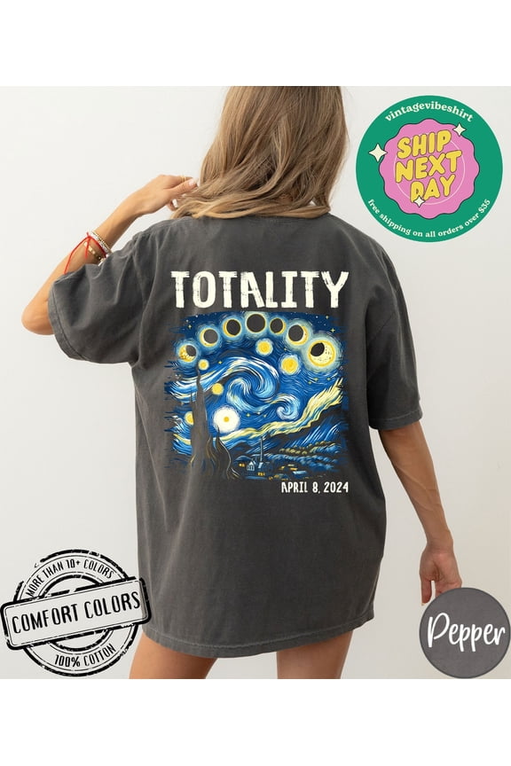 Total Solar Eclipse April 8Th 2024 Event Souvenir Viewing Retro Tee T-Shirt