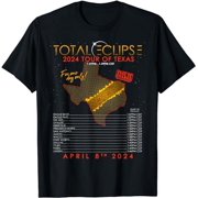 LILYDIYSHIRT Total Solar Eclipse April 8th 2024 Tour of Texas T-Shirt
