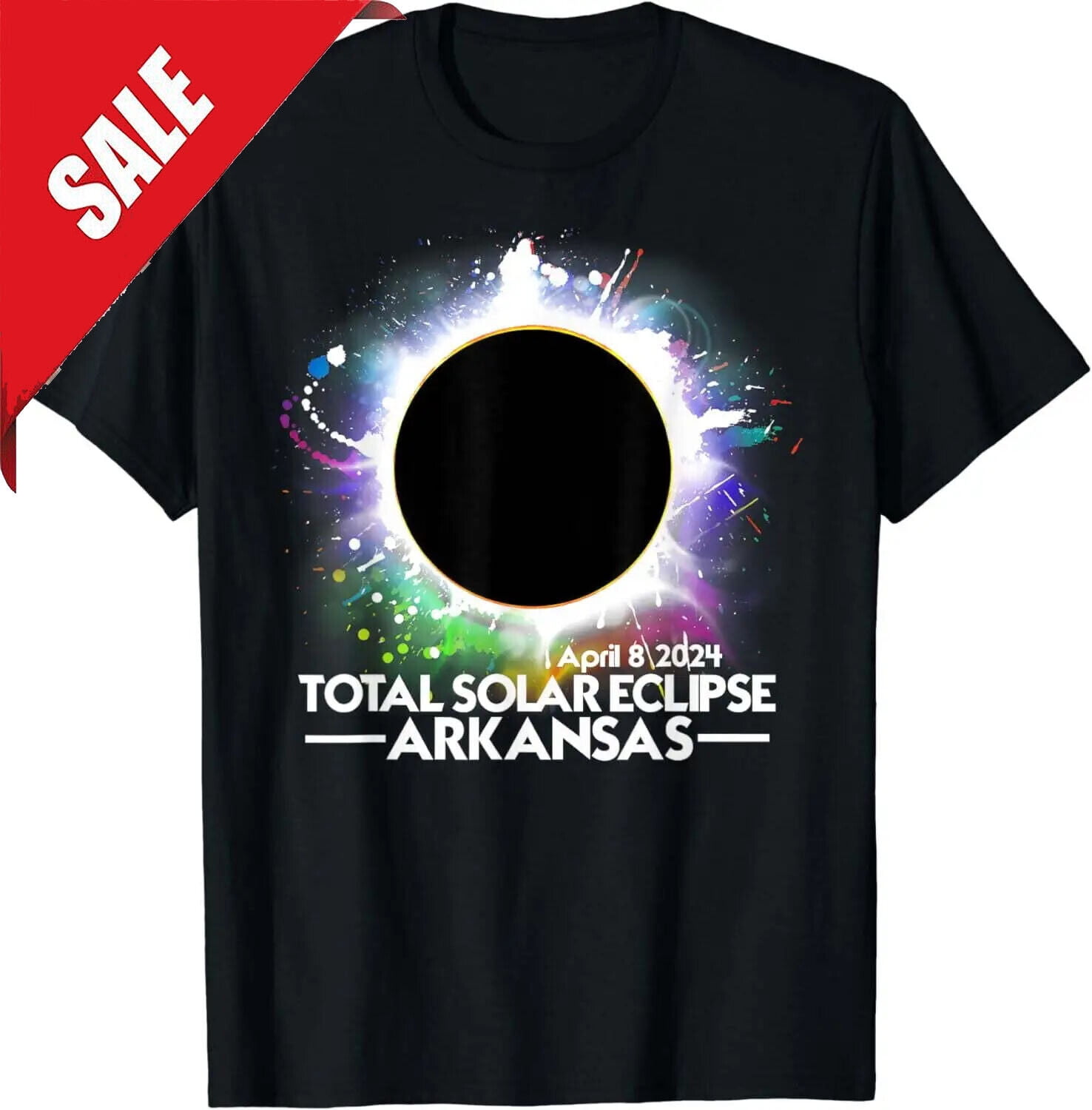 Total Solar Eclipse Arkansas 2025 April 8 American Totality TShirt