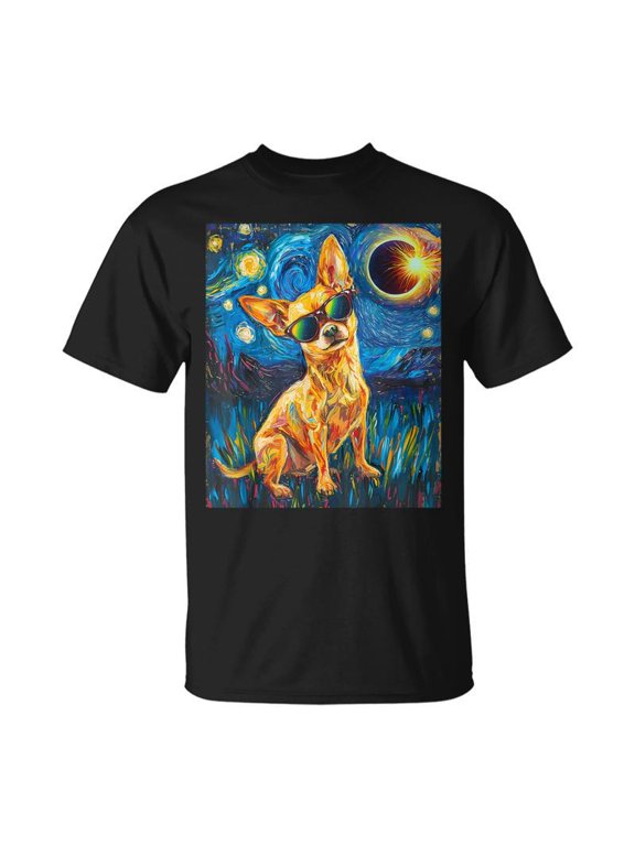 Total Solar Eclipse Chihuahua Dog TShirt