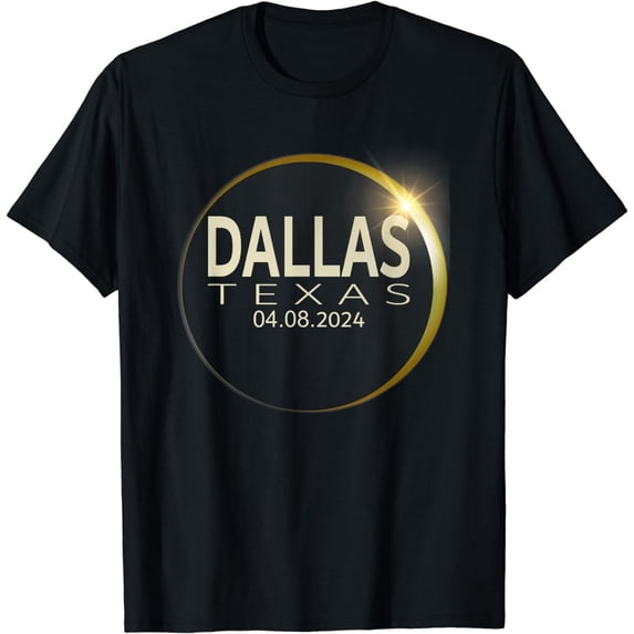 Total Solar Eclipse Dallas Texas April 8 2024 Eclipse T-Shirt