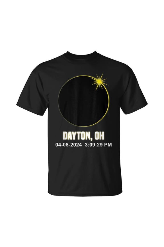 Total Solar Eclipse Dayton 2024 Time Ohio Eclipse TShirt