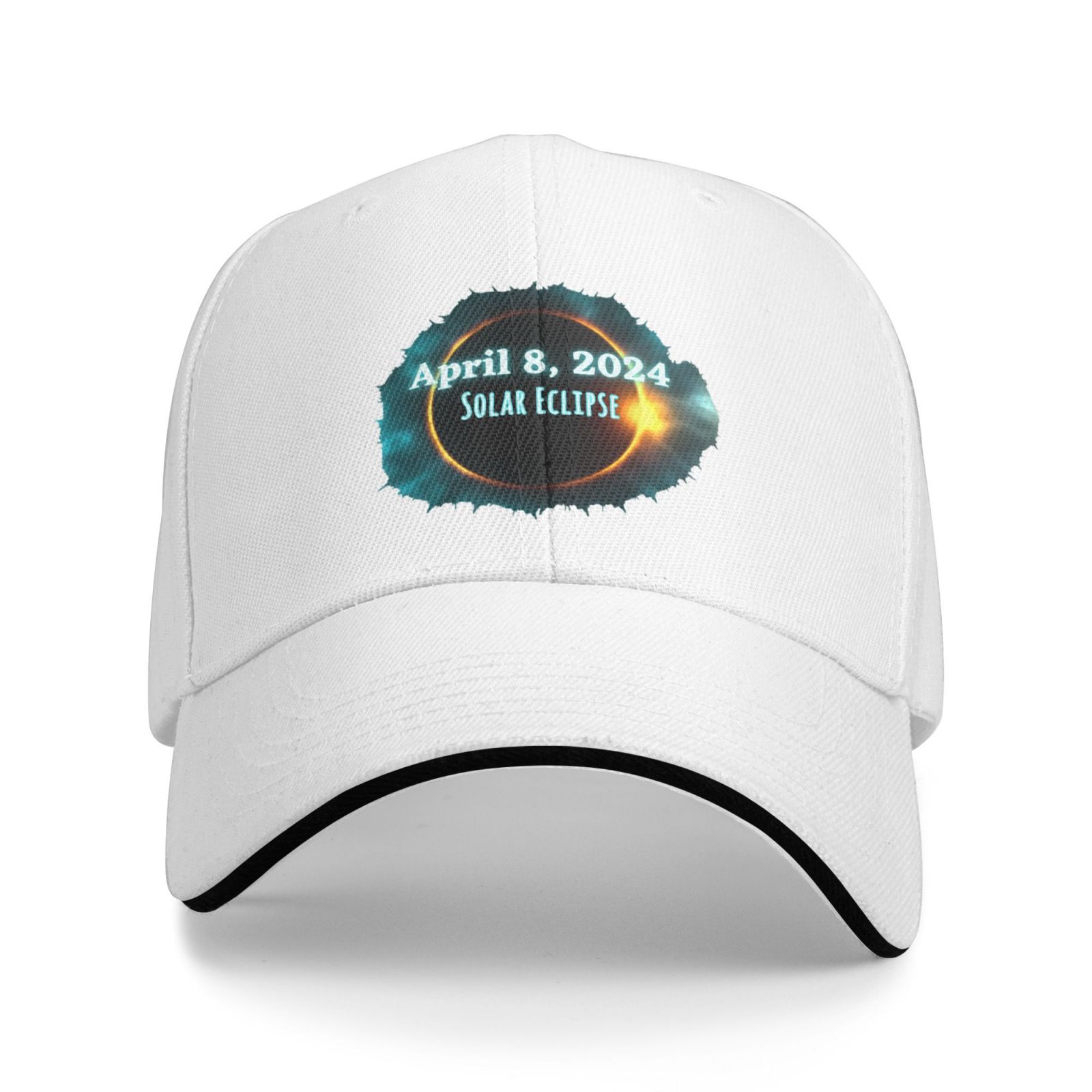 Total Solar Eclipse Little Rock April 8,2024 Baseball Cap Classic