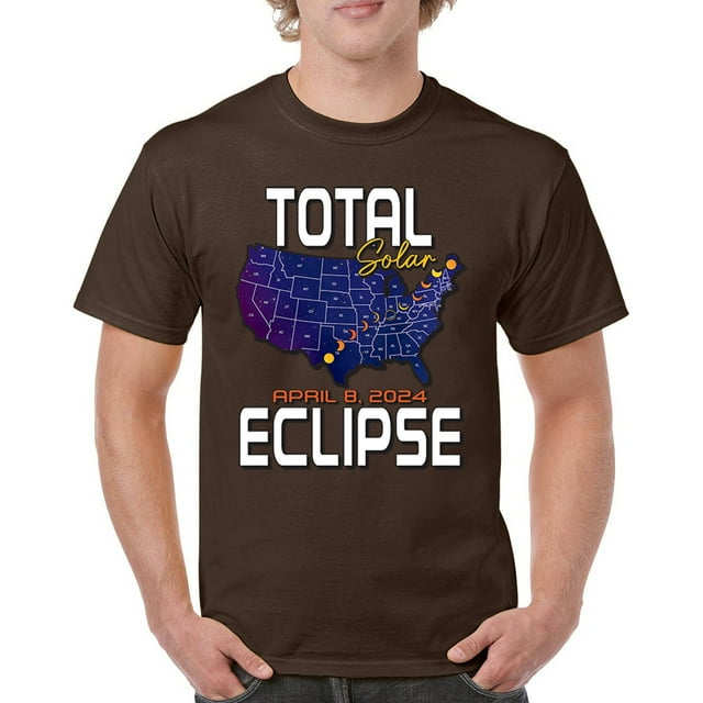 Total Solar Eclipse Map Tshirt Watch Only With Eclipse Glasses April 8 2024 Party Astronomy Sun