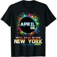 thumbnail image 1 of Total Solar Eclipse New York 2024 Colorful Totality T-Shirt, 1 of 4