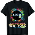 thumbnail image 1 of Total Solar Eclipse New York 2024 Colorful Totality T-Shirt, 1 of 5