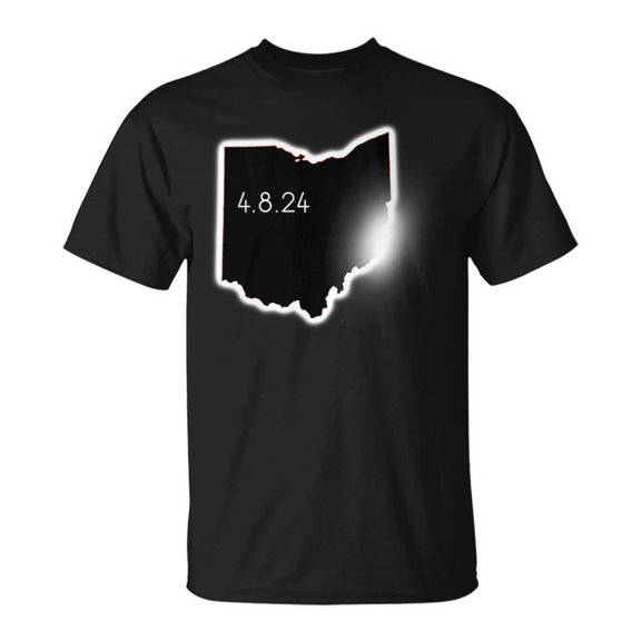 Total Solar Eclipse Ohio April 8Th 2024 TShirt