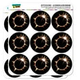 thumbnail image 1 of Total Solar Eclipse Painted Planner Calendar Scrapbooking Crafting Stickers, 1 of 7