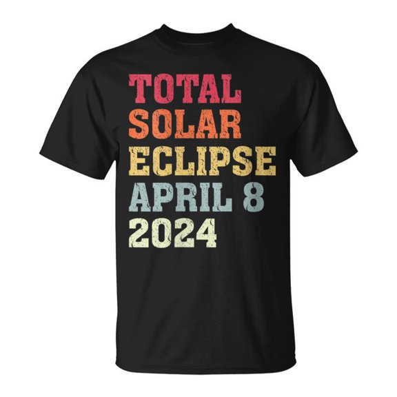 Total Solar Eclipse Phases April 8Th 2024 Solar Eclipse TShirt