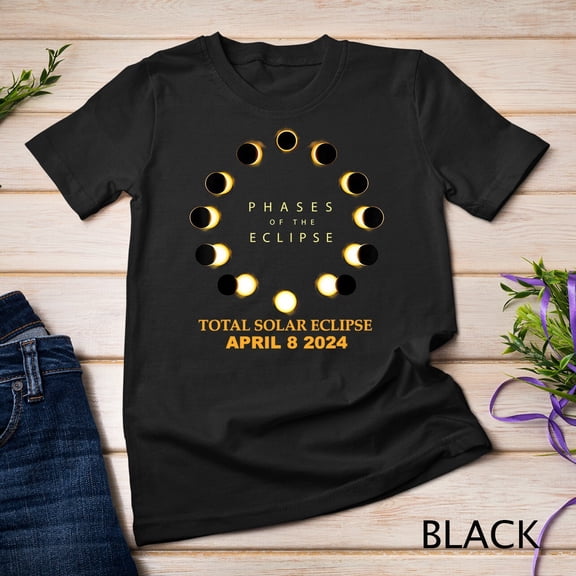 Total Solar Eclipse Phases T-Shirt April 8Th T-Shirt