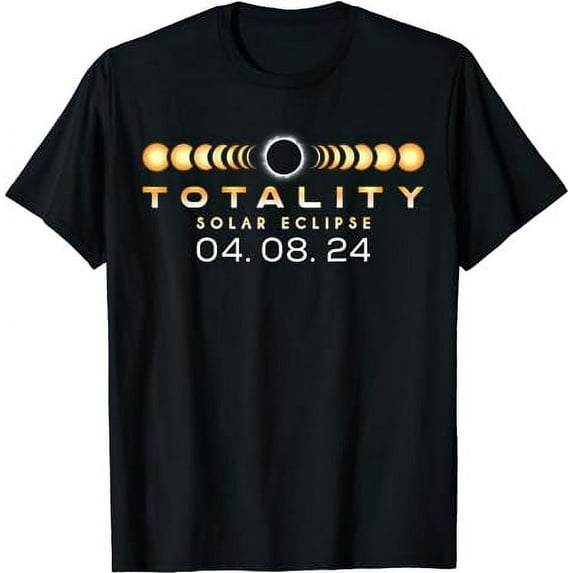 Total Solar Eclipse Spring 04. 08. 2024 Totality Phases T-Shirt