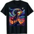 thumbnail image 1 of Total Solar Eclipse Velociraptor T-Shirt, 1 of 5