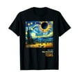 Total Solar Eclipse Watching 2024 Texas Classic Art Parody TShirt S5XL