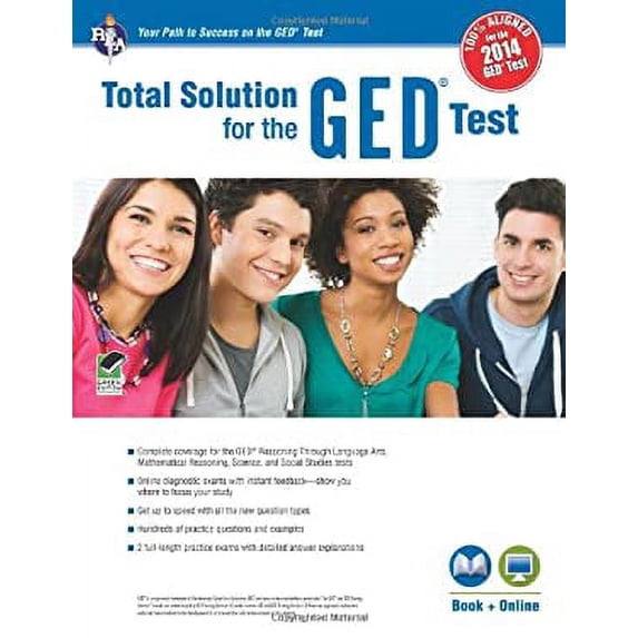 Pre-Owned GED(R)Test, Rea's Total Solution for the 2014 GED(R) Test (Paperback) 0738611352 9780738611358