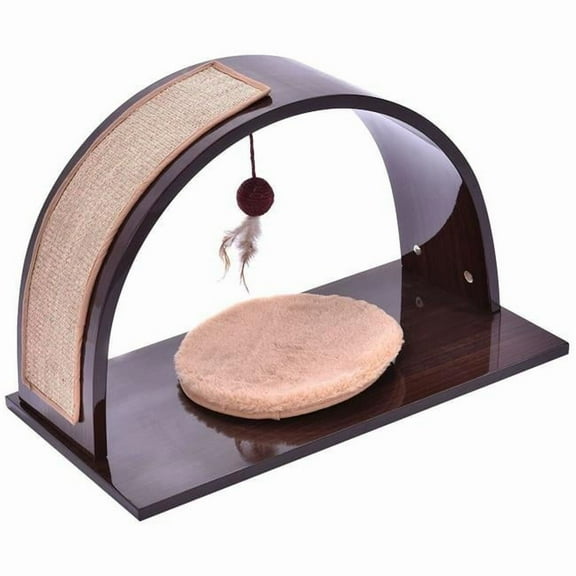 Total Tactic PS6181 Brown Pet Climber Cat Dog Play Mat Pad, Brown