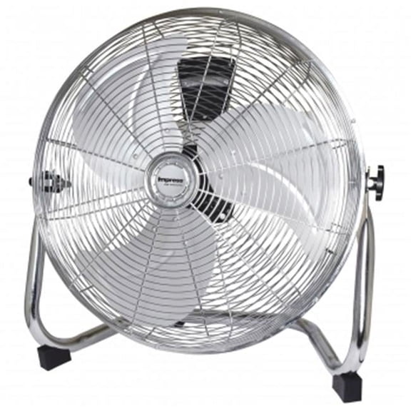Total Tools 18" 3-Speed High Velocity Metal Floor Fan