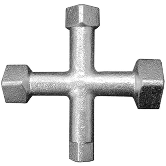 Total Tools 4-Way Countersunk Plug Wrench