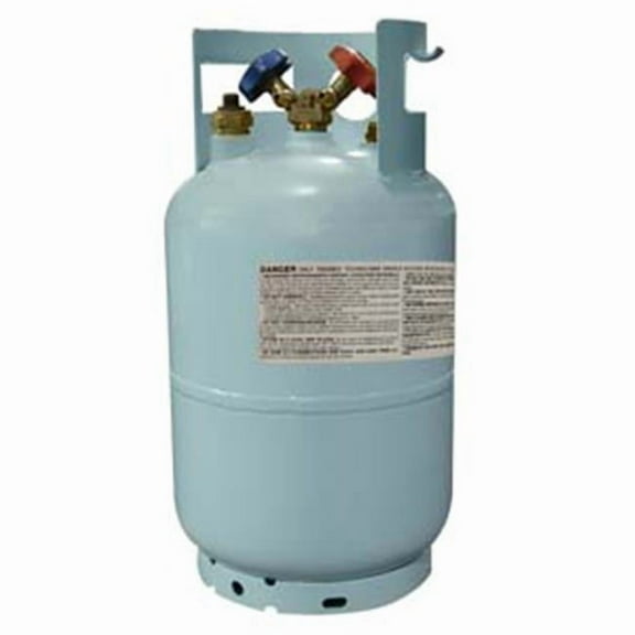 Total Tools R134A Recovery Tank with Float Turn Off Switch, Steel Container, 30 lbs Capacity