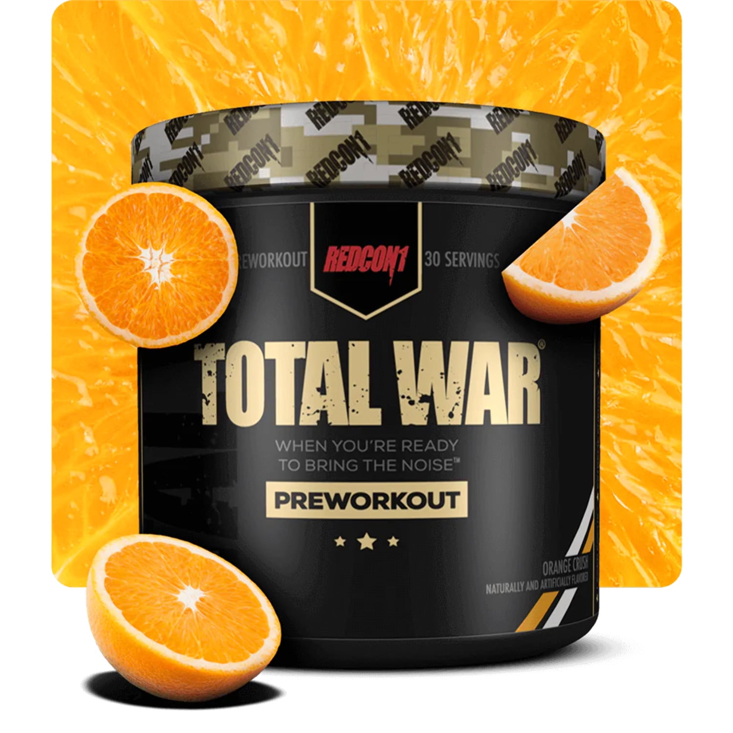 Total War Pre Workout - Intense Energy & Focus for Battle, Enhanced