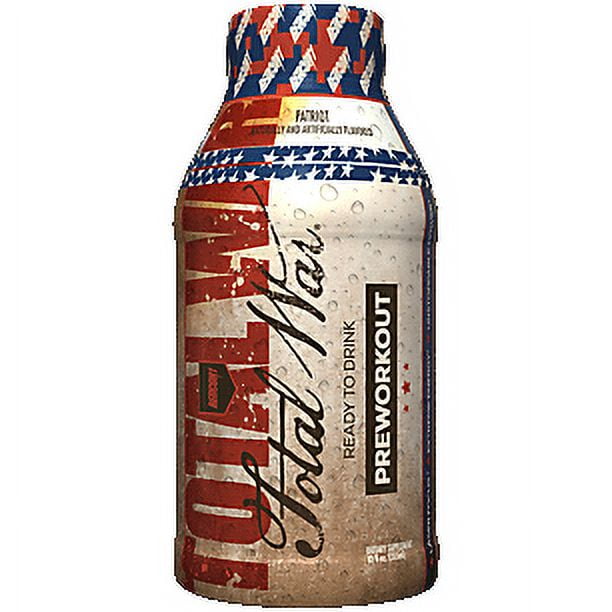 Total War Ready To Drink PreWorkout Patriot (12 Drinks, 12 Fl Oz