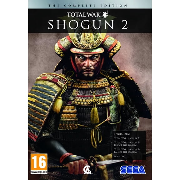 Total War Shogun 2 Complete w/ Rise of the Samurai Fall of the Samurai all DLCs