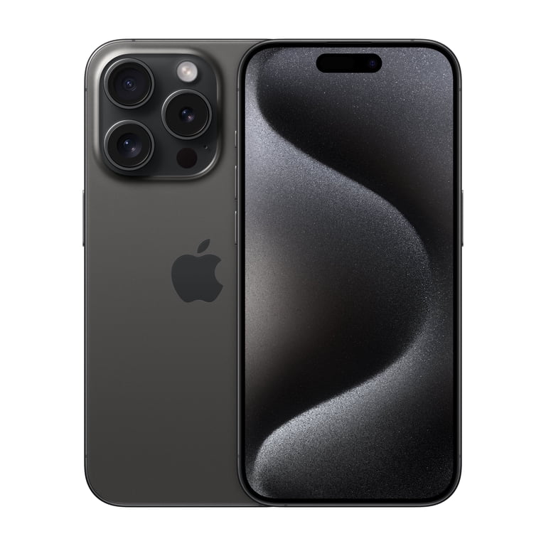 Total Wireless Apple iPhone 15 Pro 1TB, Black - Prepaid Smartphone