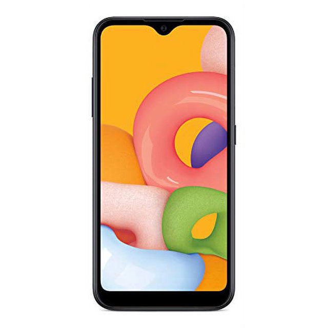 Total Wireless Samsung Galaxy A01 4G LTE Prepaid Smartphone Black