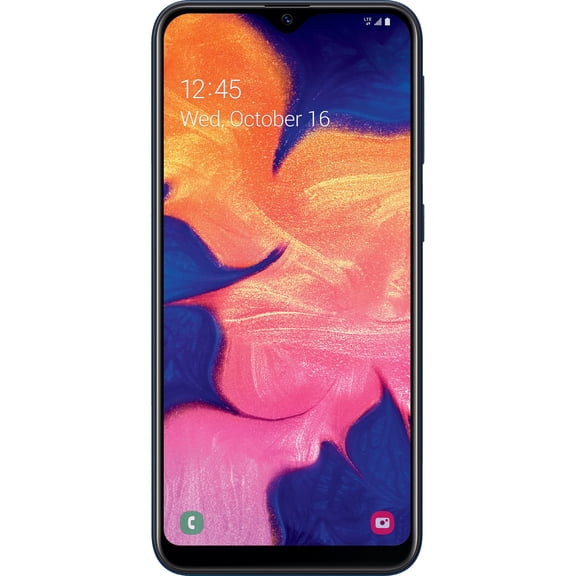 (Open Box) Total Wireless Samsung Galaxy A10E, 32GB, Black-Prepaid Smartphone