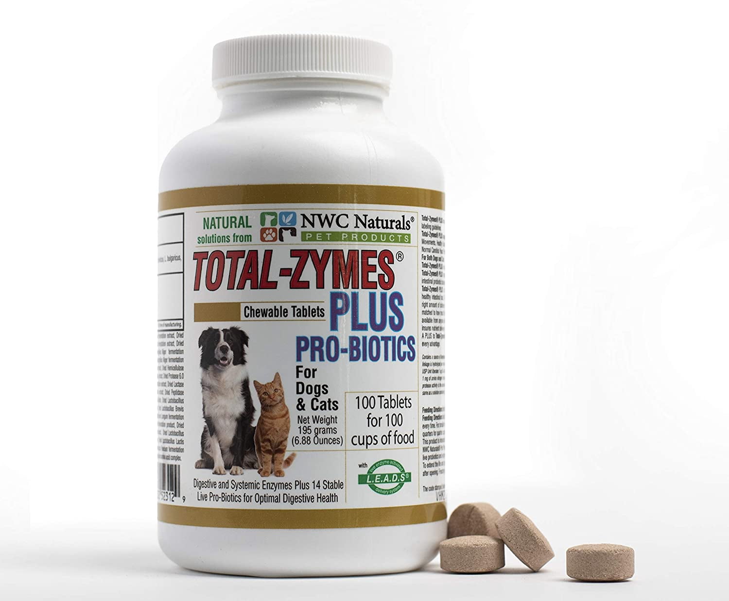 Octozymes Total-Zymes Plus digestive enzyme, probiotic combo for pets - Walmart.com