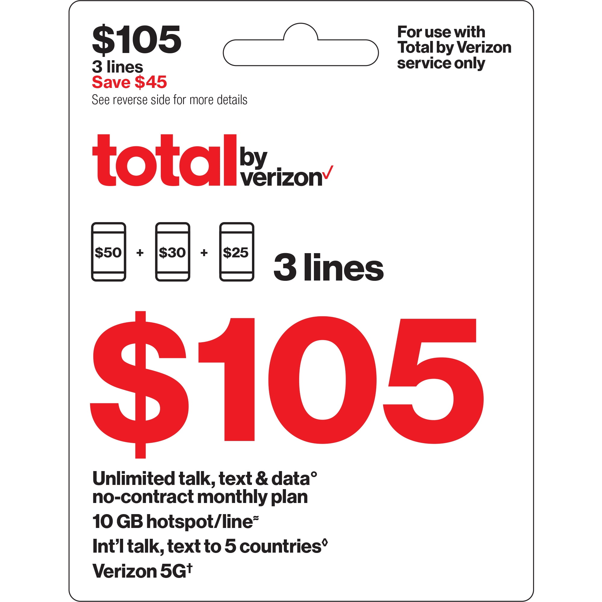 verizon no data plans